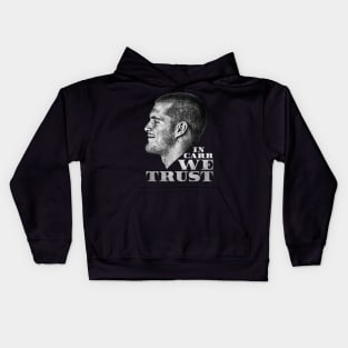 IN DEREK CARR WE TRUST Kids Hoodie